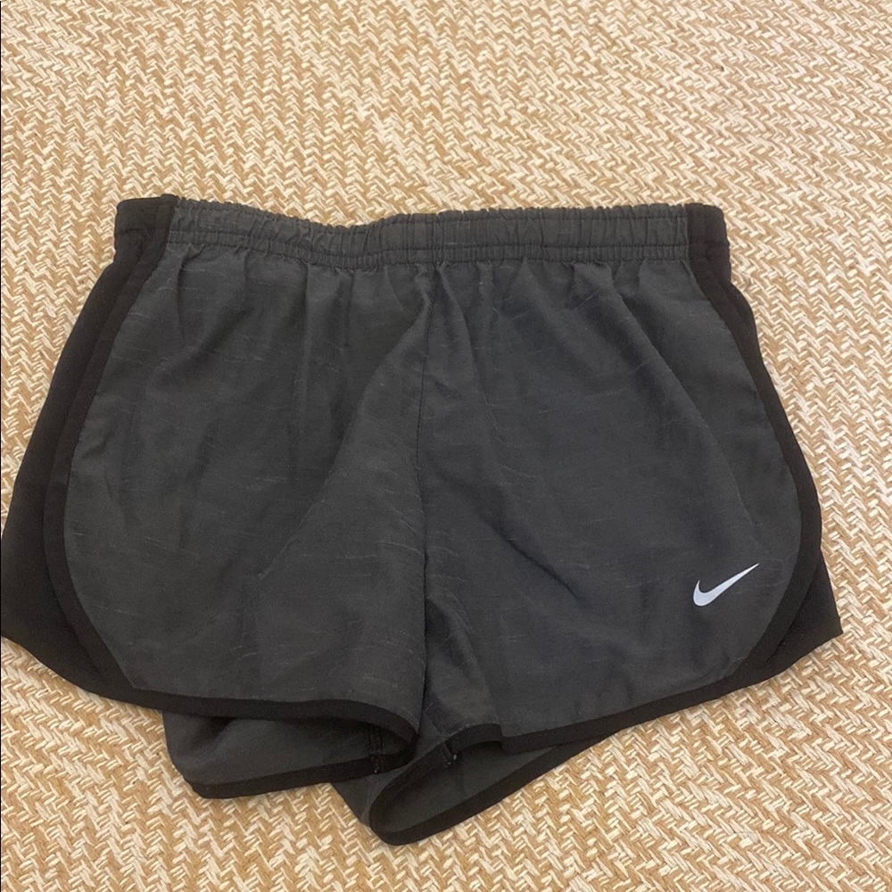Nike Kids Charcoal Gray Athletic Shorts